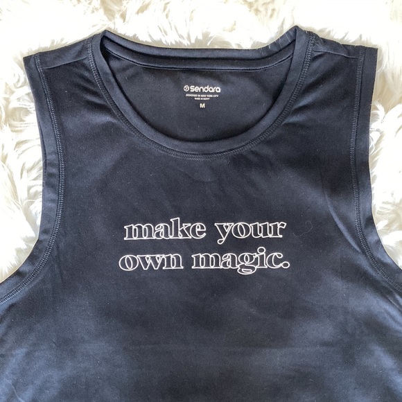 MAKE YOUR OWN MAGIC Muscle Tank Top M / L - Picture 7 of 13